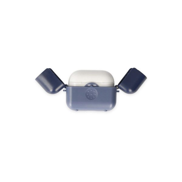 Apple Airpods 3 (3.nesil) Basmalı Kılıf - Mavi-lacivert