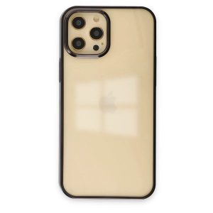Apple İphone 12 Pro Max Kılıf Element Silikon - Siyah