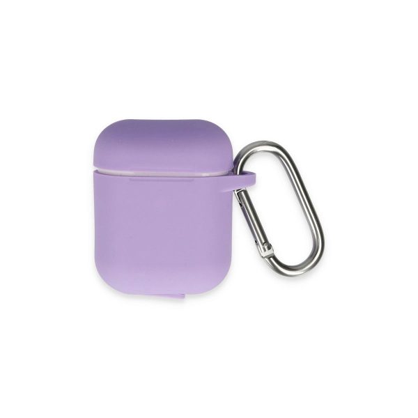 Apple Airpods 2 (2.nesil) Hang Kılıf - Lila