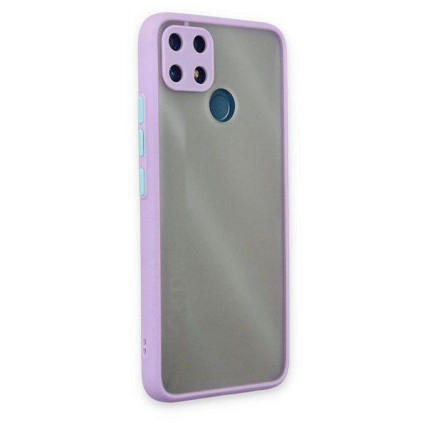 Realme C25 Kılıf Montreal Silikon Kapak - Mor