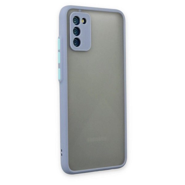 Samsung Galaxy A02s Kılıf Montreal Silikon Kapak - Gri