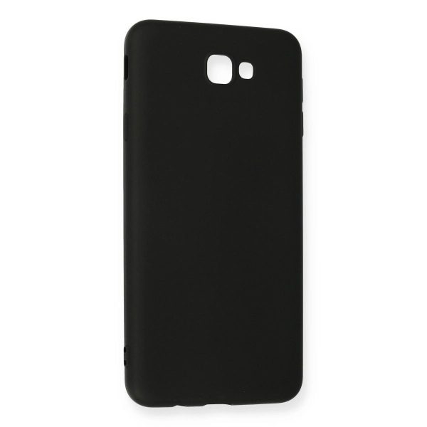 Samsung Galaxy J7 Prime Kılıf Nano İçi Kadife Silikon - Siyah