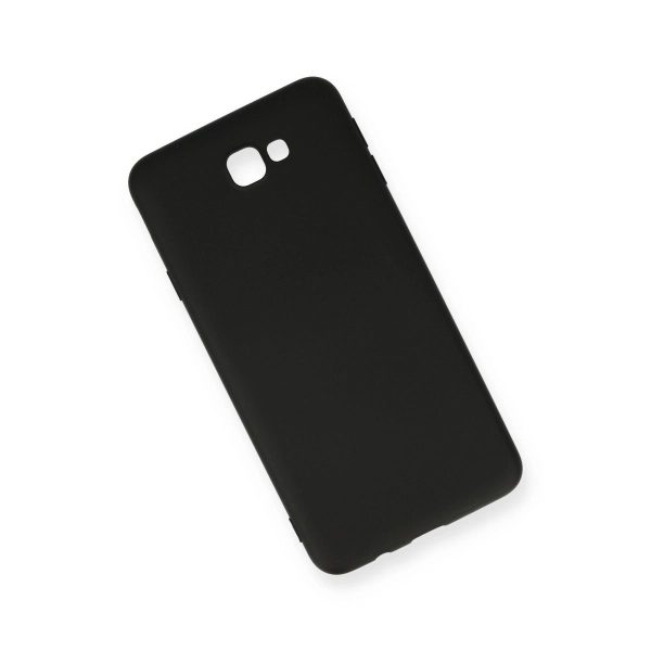 Samsung Galaxy J7 Prime Kılıf Nano İçi Kadife Silikon - Siyah