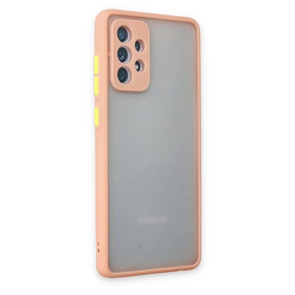 Samsung Galaxy A52 Kılıf Montreal Silikon Kapak - Pembe