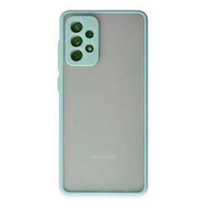 Samsung Galaxy A72 Kılıf Montreal Silikon Kapak - Turkuaz