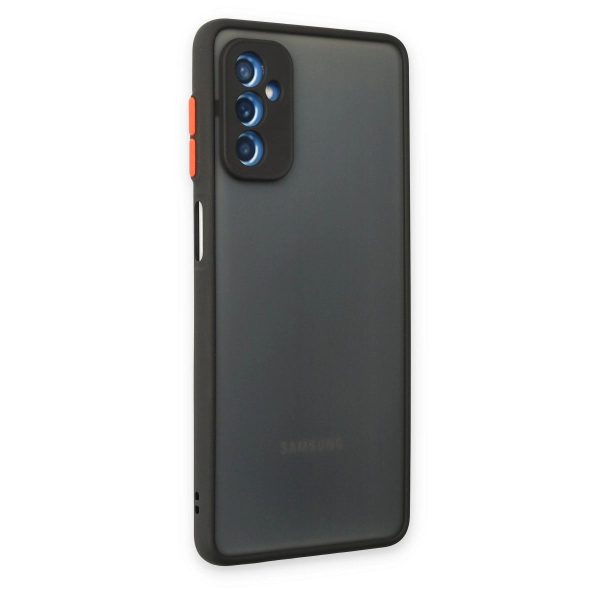 Samsung Galaxy M52 5g Kılıf Montreal Silikon Kapak - Siyah