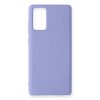 Samsung Galaxy Note 20 Kılıf Nano İçi Kadife Silikon - Lila