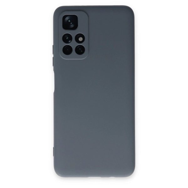 Xiaomi Redmi Note 11t Kılıf Nano İçi Kadife Silikon - Gri