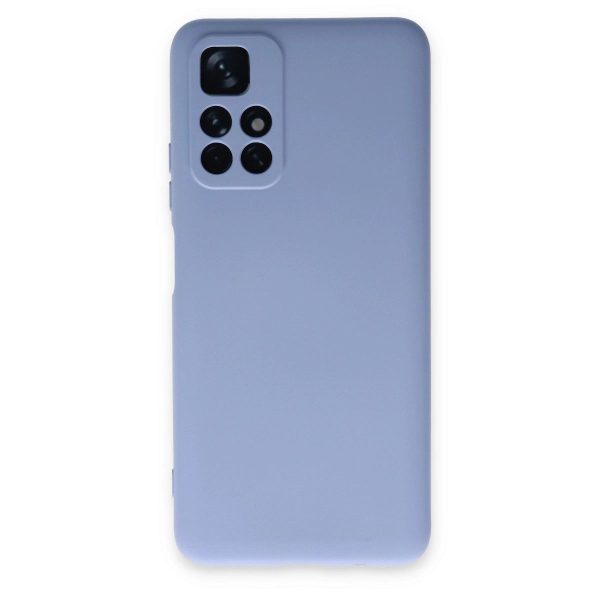 Xiaomi Redmi Note 11t Kılıf Nano İçi Kadife Silikon - Lila