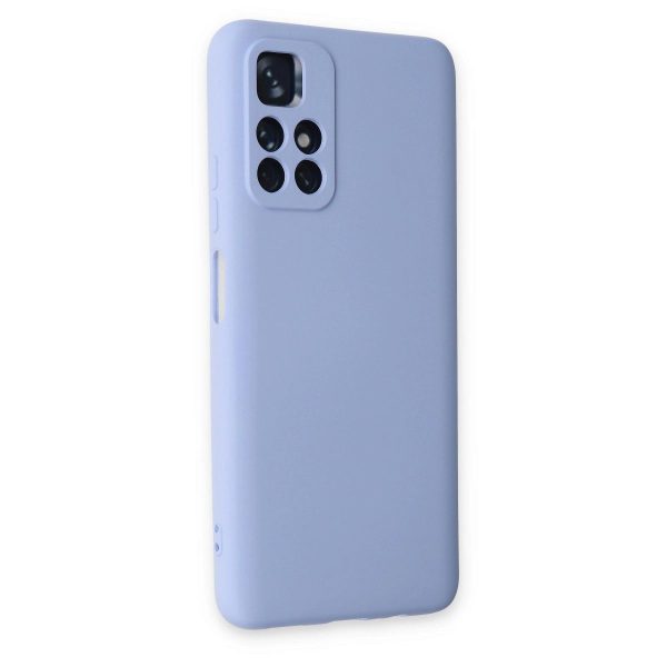 Xiaomi Redmi Note 11t Kılıf Nano İçi Kadife Silikon - Lila
