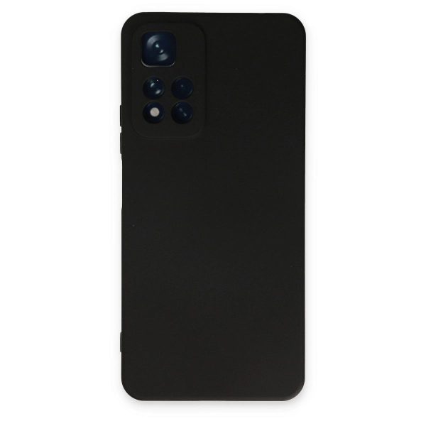 Xiaomi Redmi Note 11 Pro Plus 5g Kılıf Nano İçi Kadife Silikon - Siyah