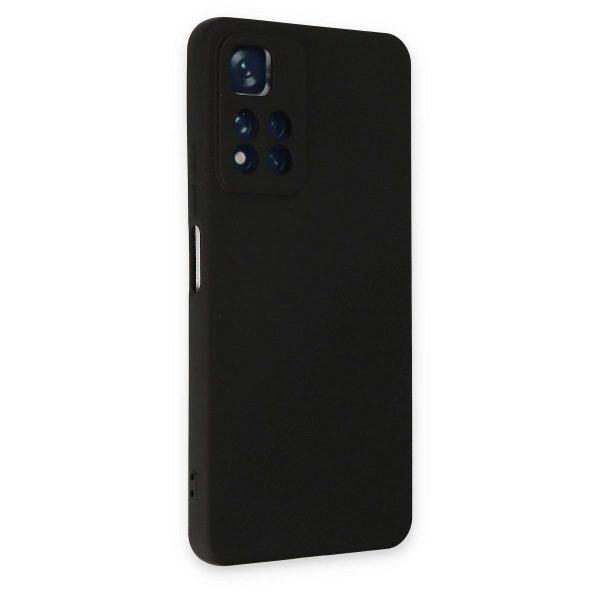 Xiaomi Redmi Note 11 Pro Plus 5g Kılıf Nano İçi Kadife Silikon - Siyah