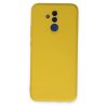Huawei Mate 20 Lite Kılıf Nano İçi Kadife Silikon - Sarı