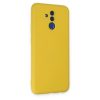 Huawei Mate 20 Lite Kılıf Nano İçi Kadife Silikon - Sarı