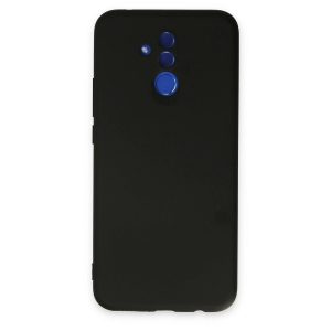 Huawei Mate 20 Lite Kılıf Nano İçi Kadife Silikon - Siyah