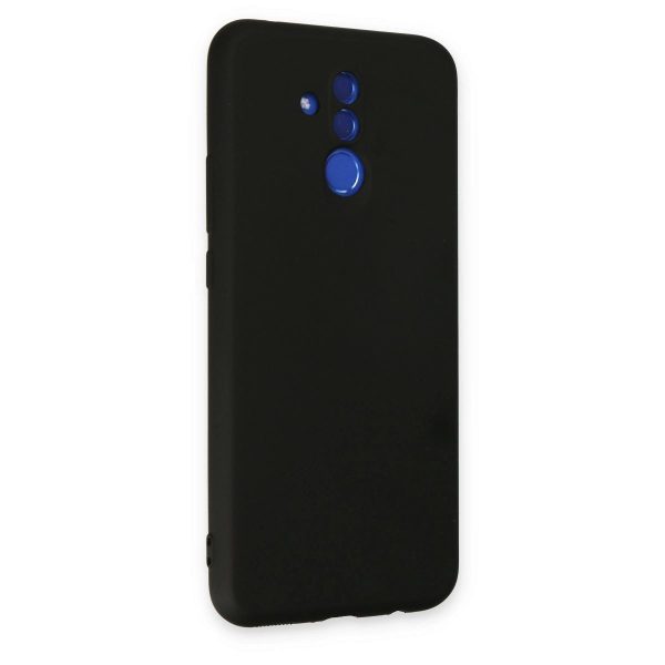 Huawei Mate 20 Lite Kılıf Nano İçi Kadife Silikon - Siyah