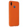 Huawei P20 Lite Kılıf Nano İçi Kadife Silikon - Turuncu
