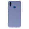 Huawei P20 Lite Kılıf Nano İçi Kadife Silikon - Lila