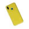 Huawei P20 Lite Kılıf Nano İçi Kadife Silikon - Sarı