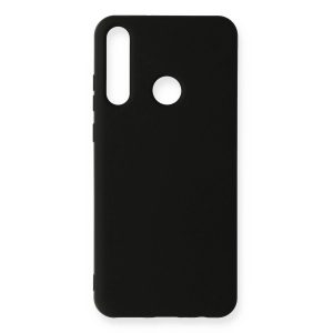 Huawei Y6p Kılıf Nano İçi Kadife Silikon - Siyah