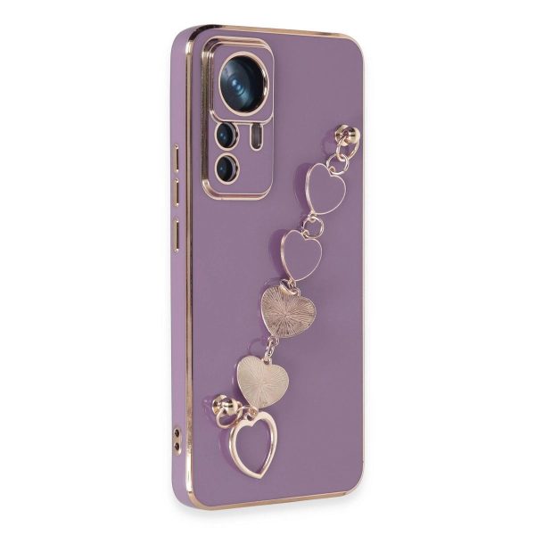 Xiaomi Mi 12t Pro Kılıf Esila Silikon - Mor