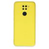 Xiaomi Redmi Note 9 Kılıf Nano İçi Kadife Silikon - Sarı
