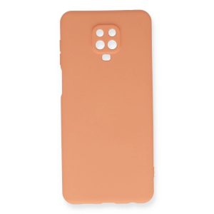 Xiaomi Redmi Note 9 Pro Kılıf Nano İçi Kadife Silikon - Turuncu