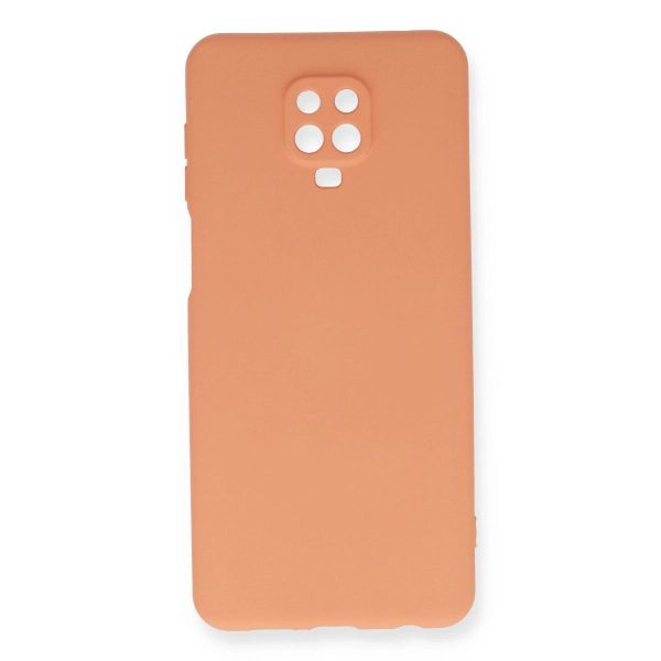 Xiaomi Redmi Note 9 Pro Kılıf Nano İçi Kadife Silikon - Turuncu