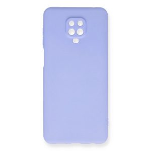 Xiaomi Redmi Note 9 Pro Kılıf Nano İçi Kadife Silikon - Lila