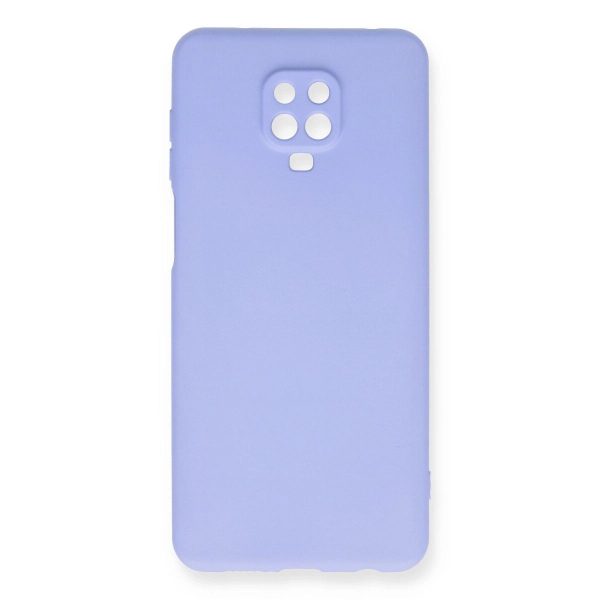 Xiaomi Redmi Note 9 Pro Kılıf Nano İçi Kadife Silikon - Lila