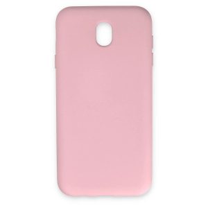 Samsung Galaxy J7 Pro / J730 Kılıf Nano İçi Kadife Silikon - Pudra