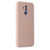 Huawei Mate 20 Lite Kılıf Nano İçi Kadife Silikon - Pudra