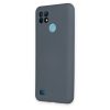 Realme C21 Kılıf Nano İçi Kadife Silikon - Gri