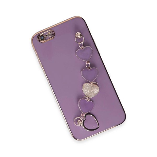 Apple İphone 6 Kılıf Esila Silikon - Mor