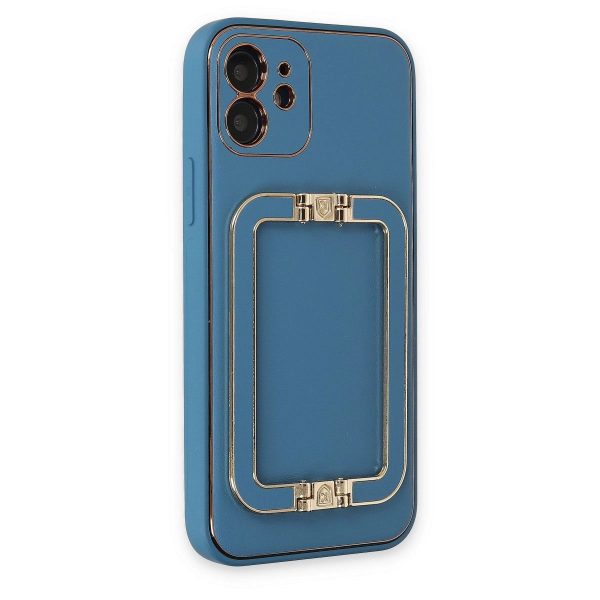 Apple İphone 12 Kılıf Coco Elit Kapak - Mavi