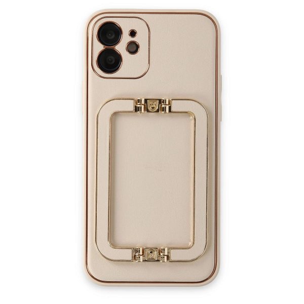Apple İphone 12 Kılıf Coco Elit Kapak - Gold