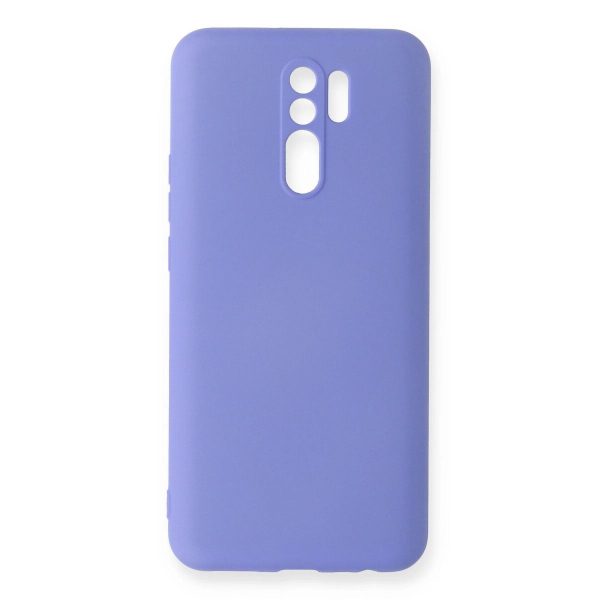 Xiaomi Redmi 9 Kılıf Nano İçi Kadife Silikon - Lila