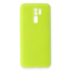 Xiaomi Redmi 9 Kılıf Nano İçi Kadife Silikon - Sarı