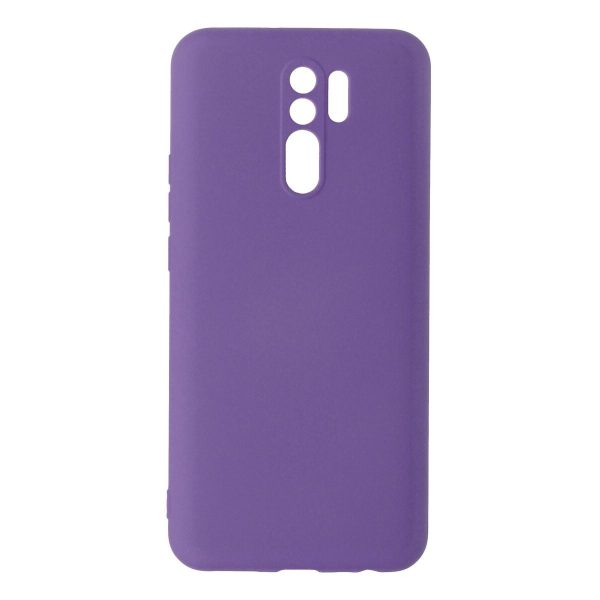 Xiaomi Redmi 9 Kılıf Nano İçi Kadife Silikon - Mor