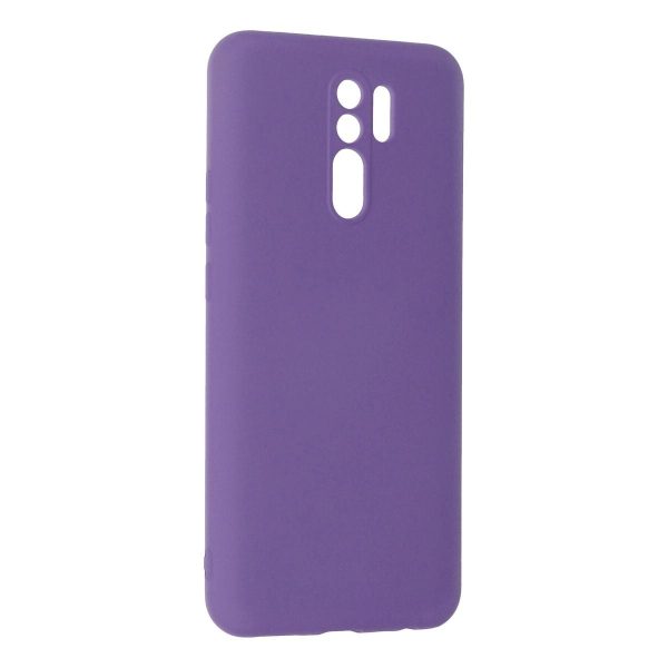 Xiaomi Redmi 9 Kılıf Nano İçi Kadife Silikon - Mor
