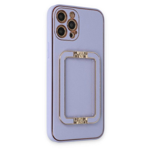 Apple İphone 12 Pro Kılıf Coco Elit Kapak - Lila