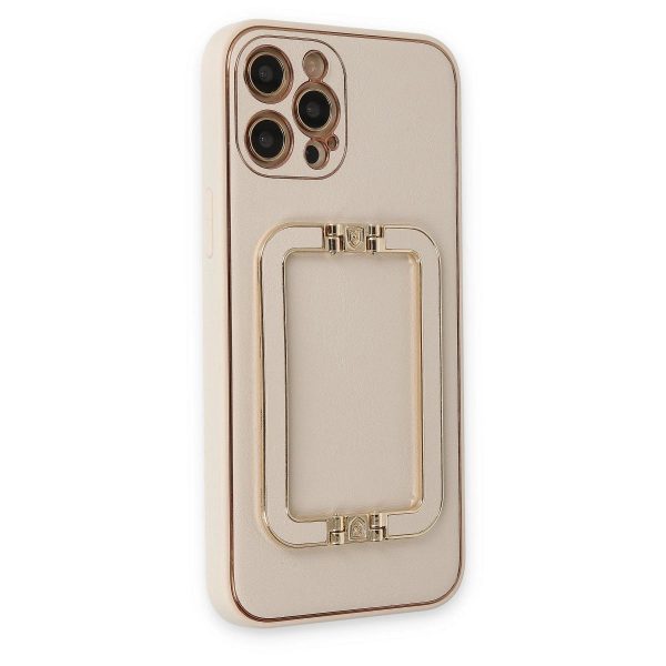 Apple İphone 12 Pro Kılıf Coco Elit Kapak - Gold