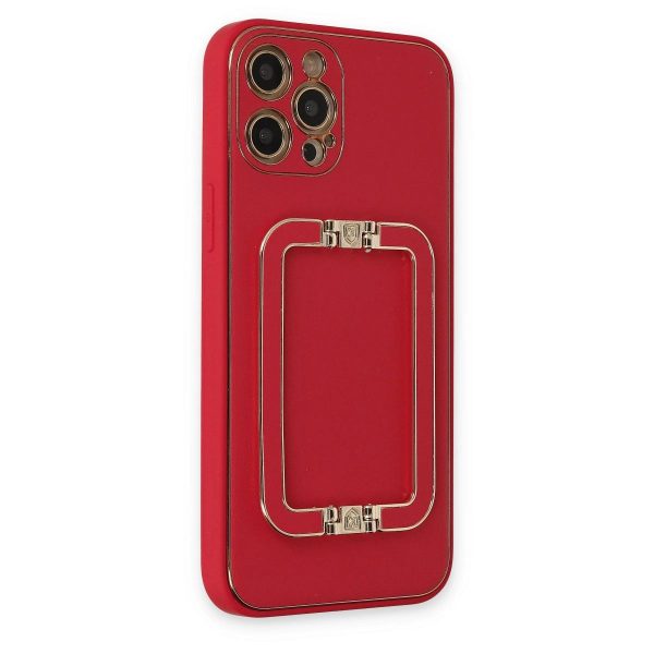 Apple İphone 12 Pro Max Kılıf Coco Elit Kapak - Kırmızı