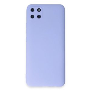 Realme C11 Kılıf Nano İçi Kadife Silikon - Lila