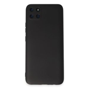 Realme C11 Kılıf Nano İçi Kadife Silikon - Siyah