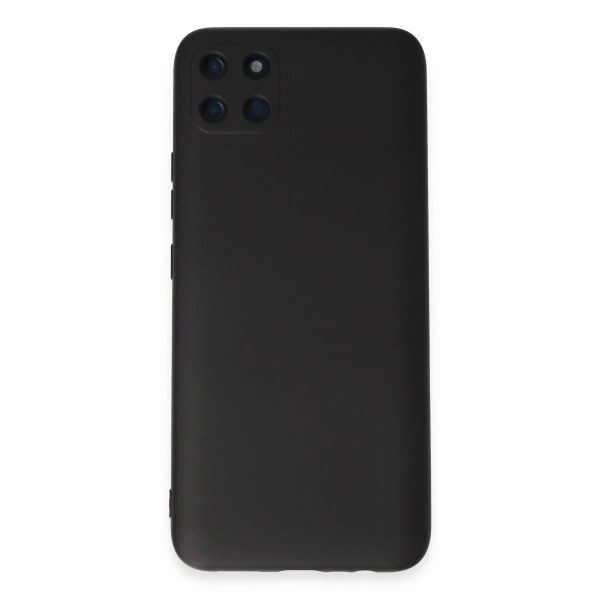 Realme C11 Kılıf Nano İçi Kadife Silikon - Siyah