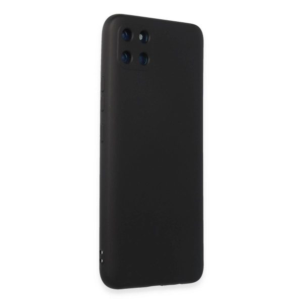 Realme C11 Kılıf Nano İçi Kadife Silikon - Siyah