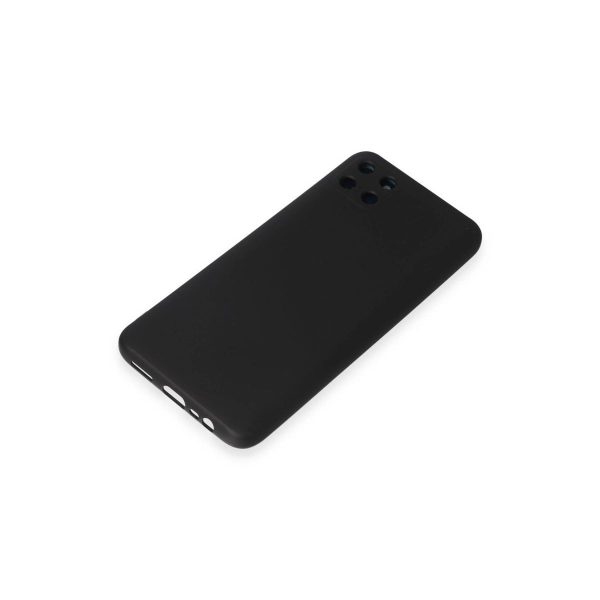 Realme C11 Kılıf Nano İçi Kadife Silikon - Siyah