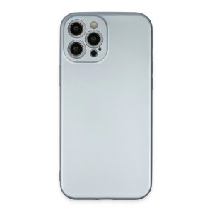 Apple İphone 12 Pro Max Kılıf Nano İçi Kadife Silikon - Sky Blue