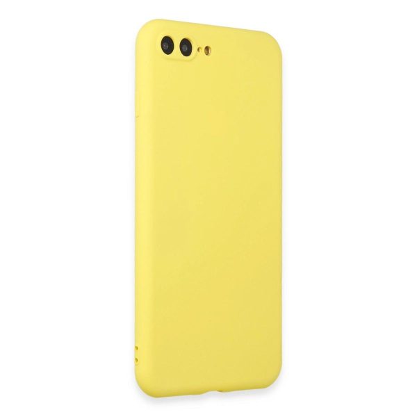 Apple İphone 7 Plus Kılıf First Silikon - Sarı